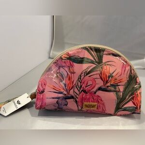 Consuela Brynn Pink Flamingo Large Cosmetic Bag